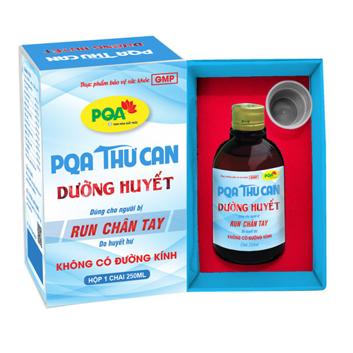 PQA THƯ CAN DƯỠNG HUYẾT KHÔNG ĐƯỜNG KÍNH 250ML