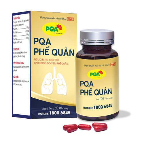 PQA PHẾ QUẢN VIÊN NANG (100v)