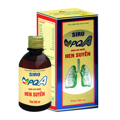 SIRO PQA DÙNG CHO NGƯỜI HEN SUYỄN 250ml